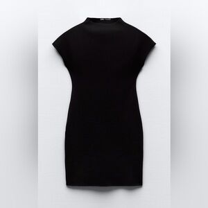 Short stretch knit dress